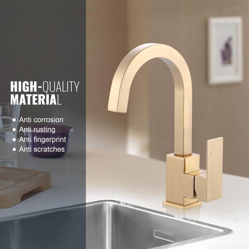 WOWOW Single-Handle Bar Faucet with Swivel Spout