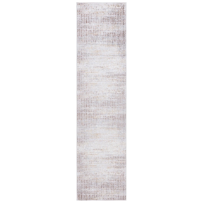 SAFAVIEH Palma Arletta Modern Abstract Rug - 2'2" x 9' Runner - Beige/Brown