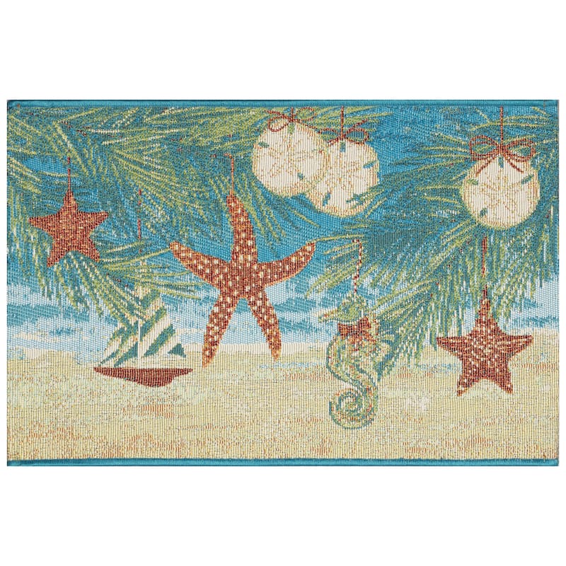 Liora Manne Esencia Coastal Ornaments Indoor/Outdoor Mat