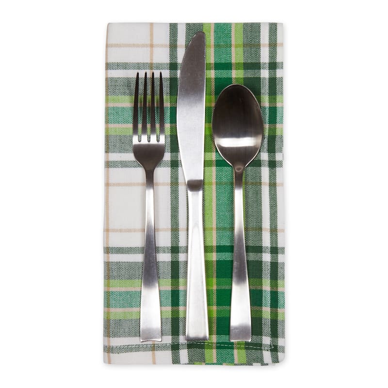 St. Paddy Plaid Napkin Set of 6 - 20x20