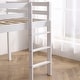 preview thumbnail 6 of 7, White Twin Solid wood Loft Bed with Ladder