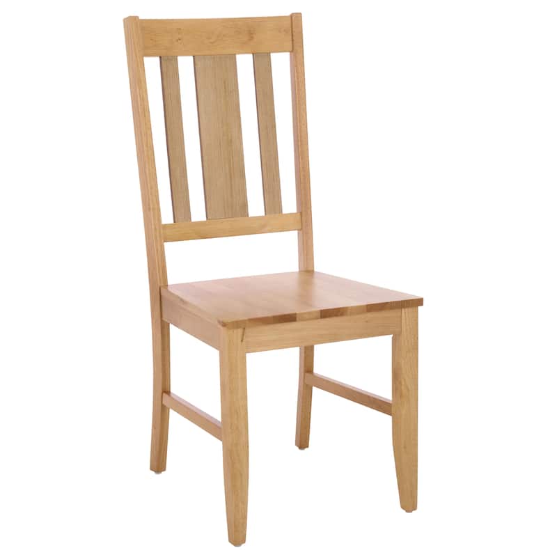 SAFAVIEH Home Roswitha Slat Back Side Chair - 18"W x 22"D x 39"H