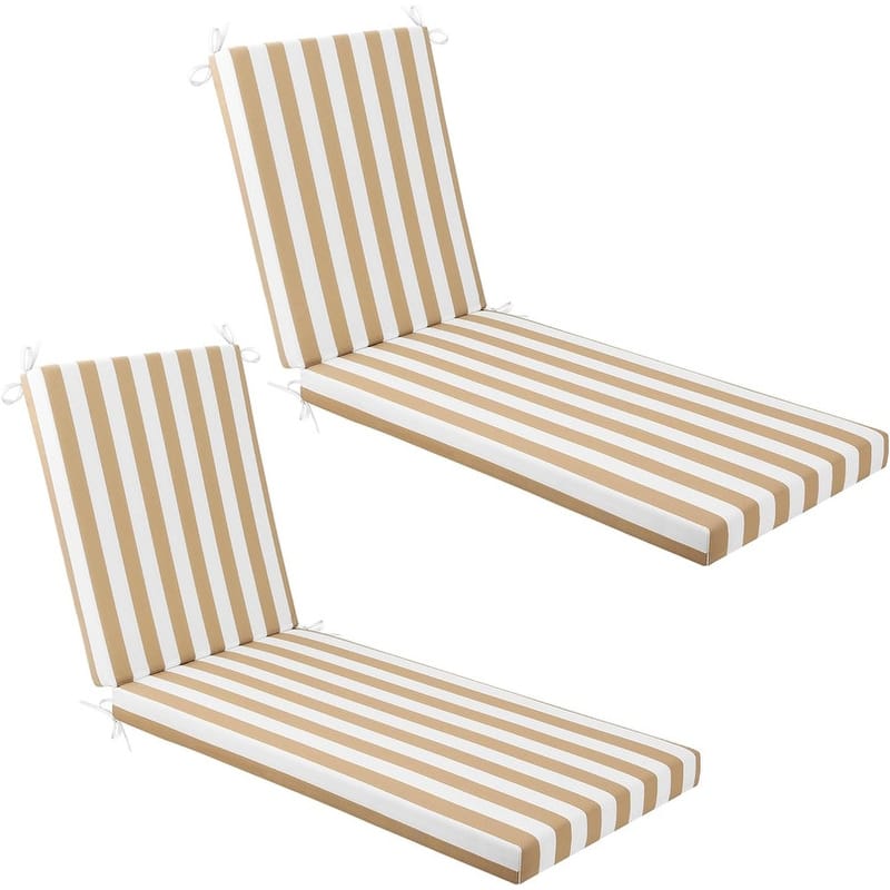WINSOON Chaise Lounge Cushions Outdoor 80 x 26 x 3 Inch