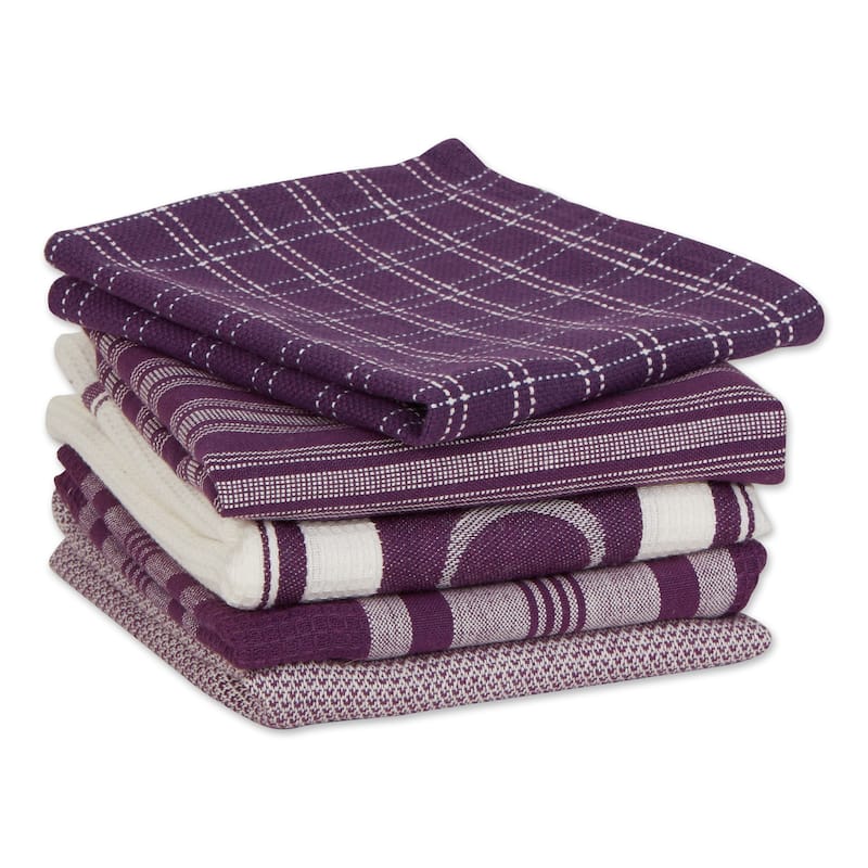 DII Foodie Dishtowel And Dishcloth 5 Piece