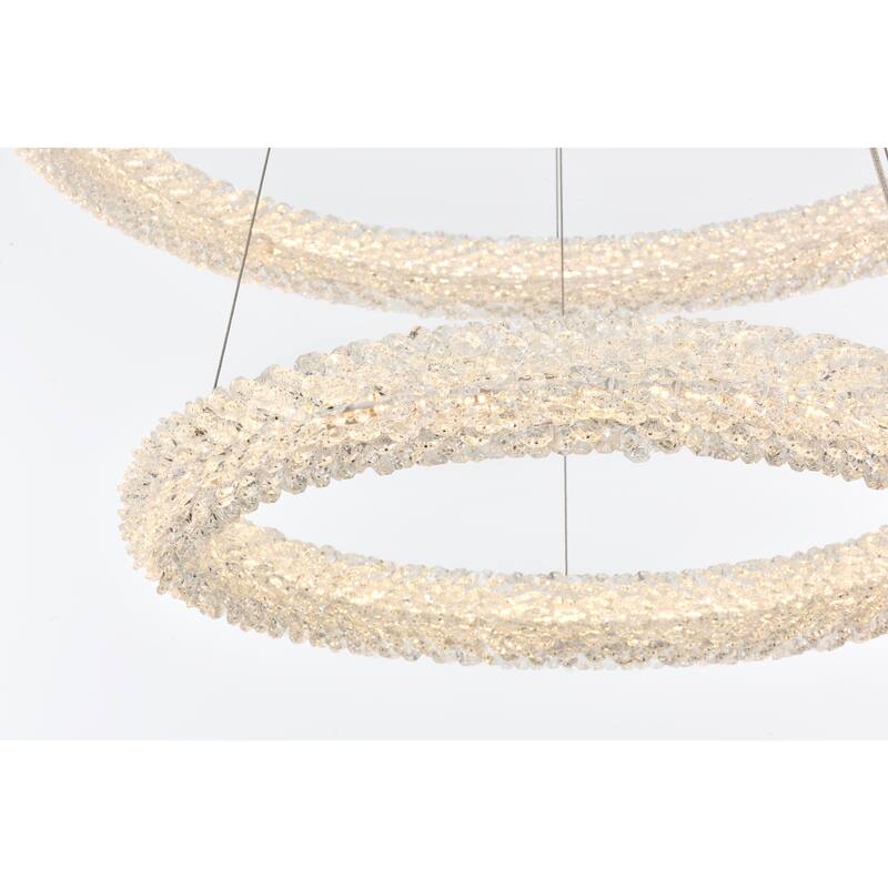 Indigo Home 24 inch Adjustable LED Chandelier