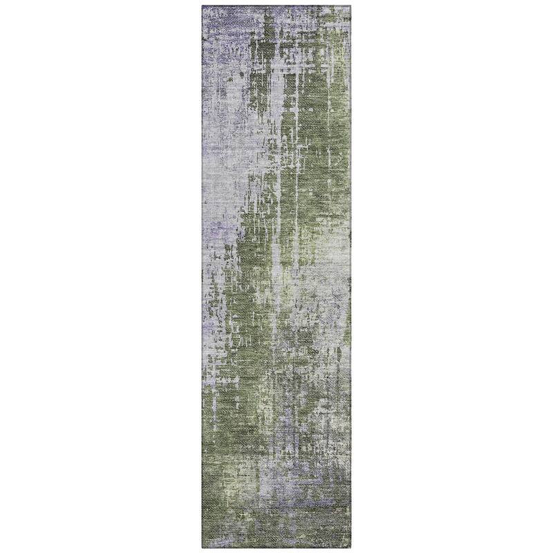 Machine Washable Indoor/ Outdoor Chantille Modern Ombre Rug