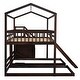 preview thumbnail 8 of 7, Innovative Full-Twin Bunk Bed with Slide, Storage Stairs, and Built-in Drawer