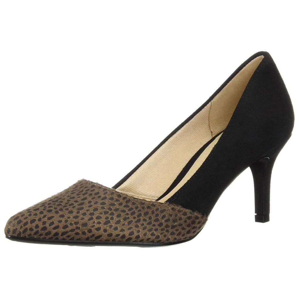 lifestride leopard pumps
