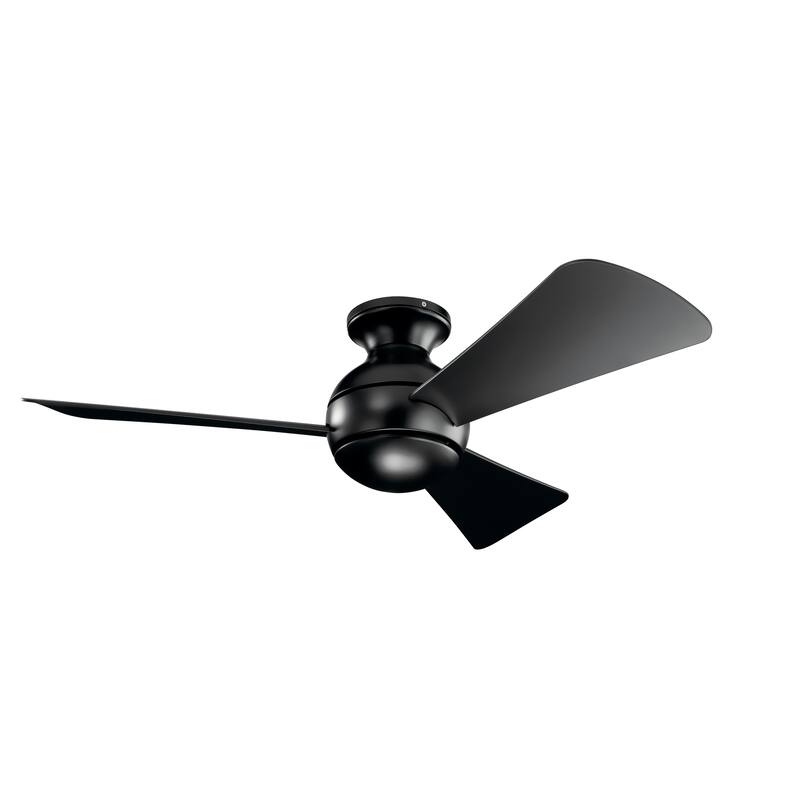 Kichler Lighting Sola 44-inch LED Ceiling Fan Satin Black
