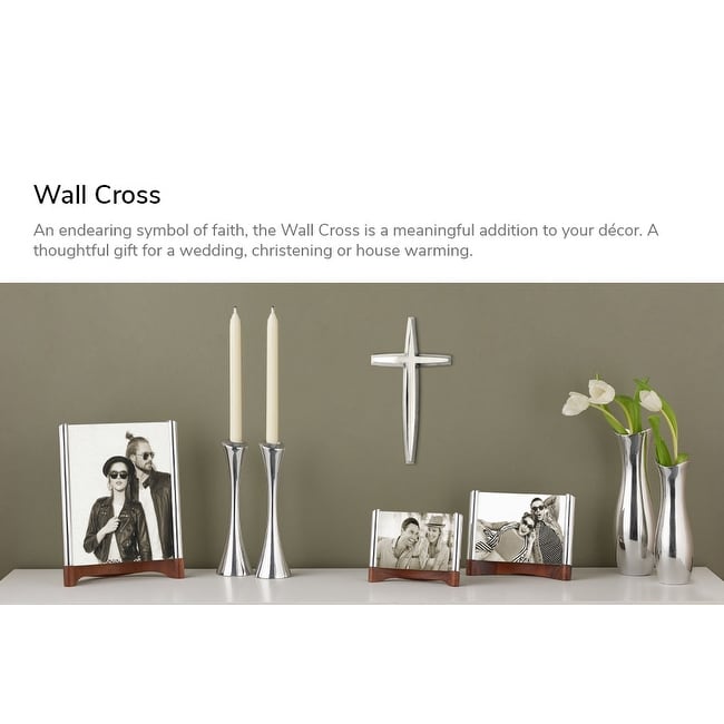 Nambe Wall Cross - 9”H x 5” W