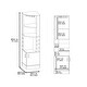 preview thumbnail 20 of 36, TUHOME Syrah Space Efficient Corner Bar Cabinet with 2-Doors