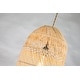 preview thumbnail 5 of 7, Natural Handmade Large Rattan Pendant Light 22.4 in.