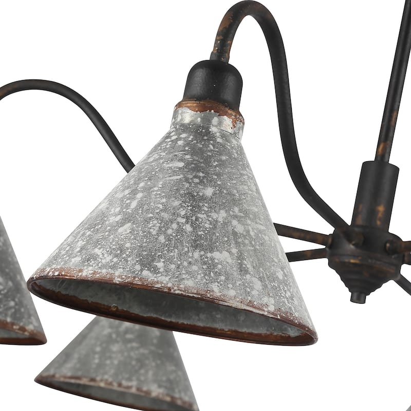 Golden Lighting 0877-6 Jasper 6 Light 38" Wide Chandelier
