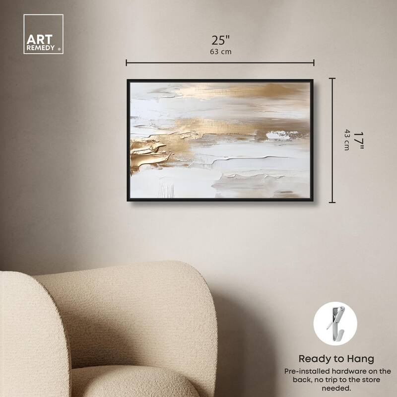Soothing Waves Canvas by Art Remedy