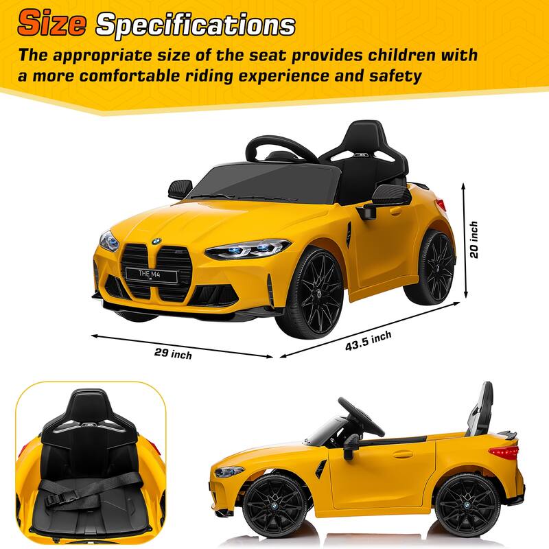 12v Kids ride on toy car Three speed adjustable 2.4G W/Parents Remote Control