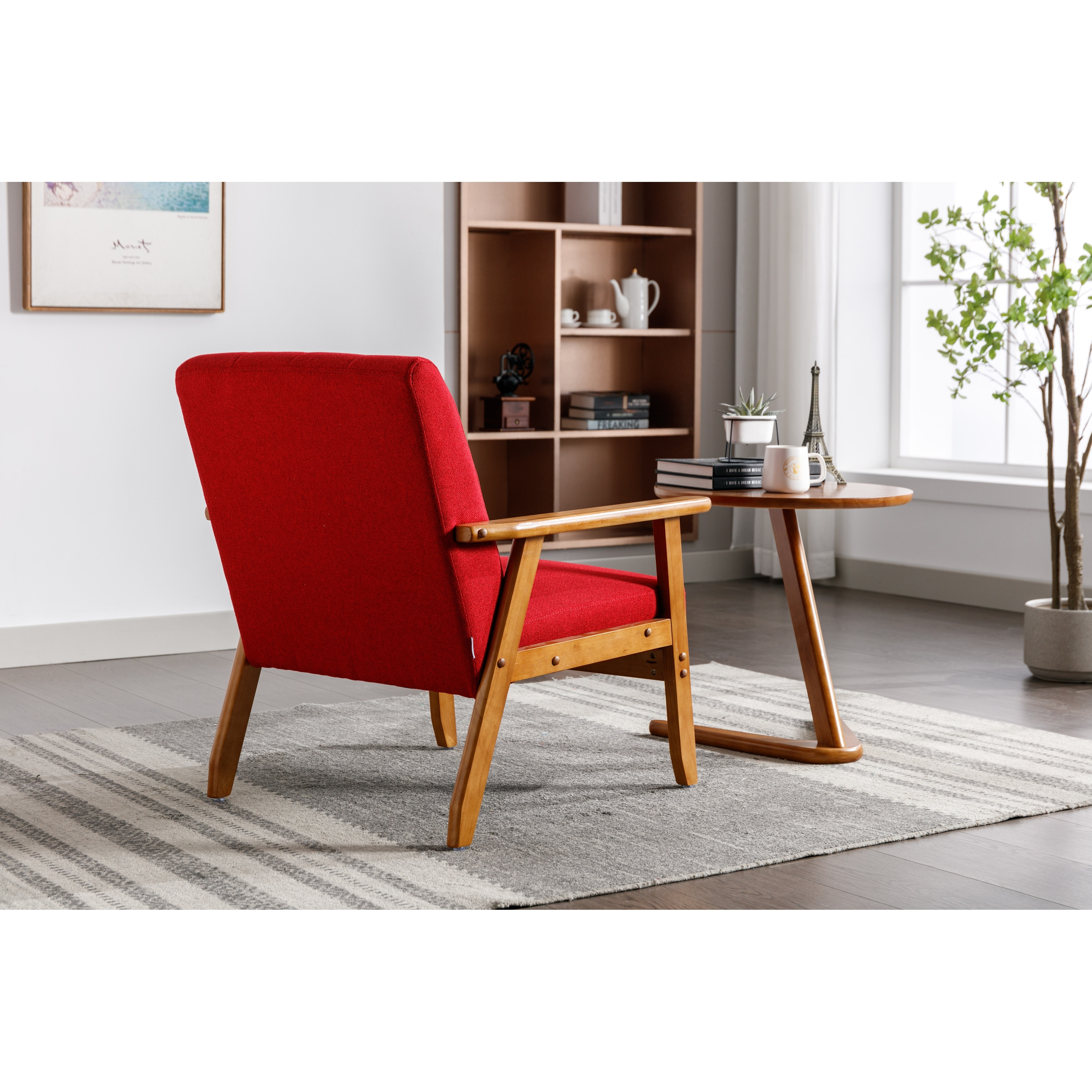 Modern red accent chair store
