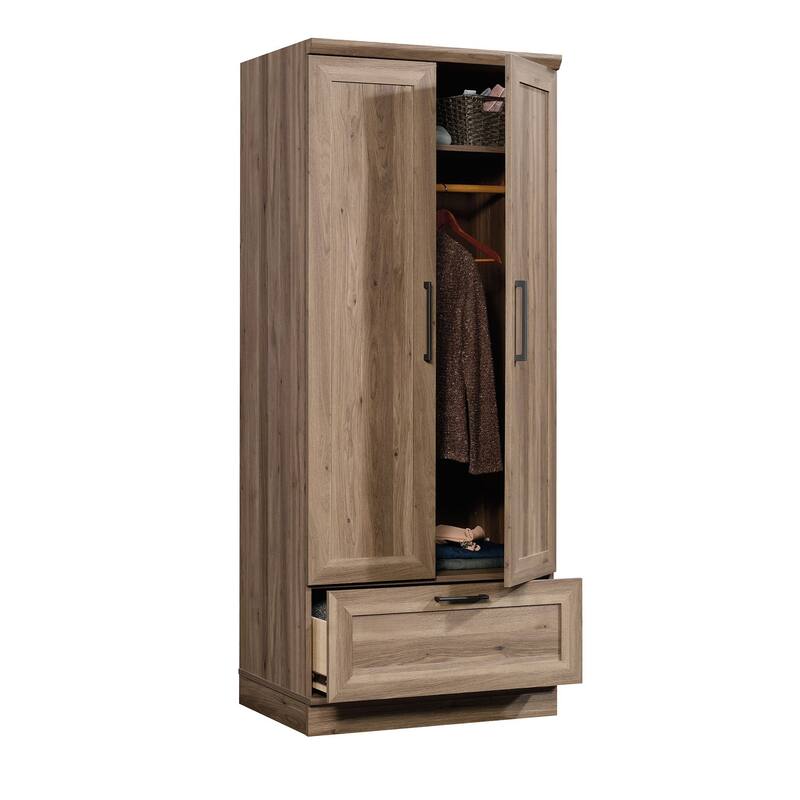 HomePlus Collection Wardrobe/Storage Cabinet - Salt Oak