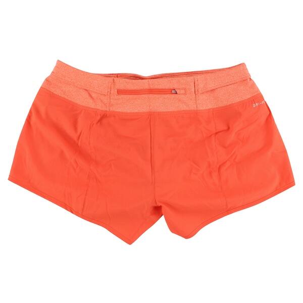 Shop Nike Womens Rival Three Inch Running Shorts Orange