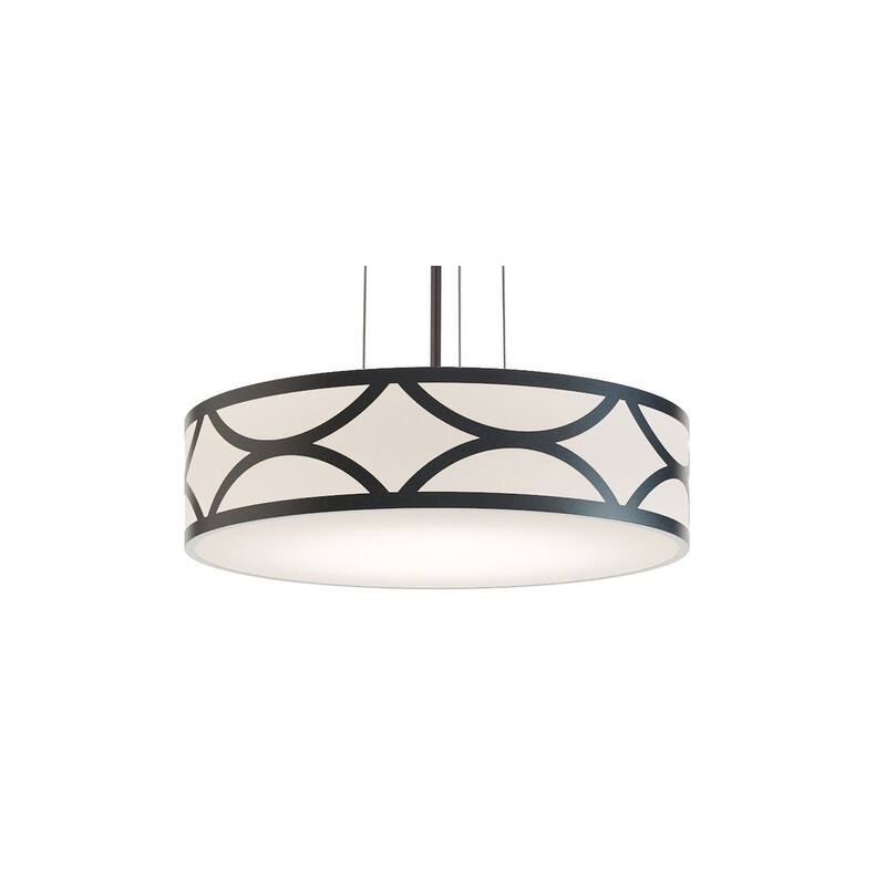 AFX Lake LED Pendant - Black - 20-Inch