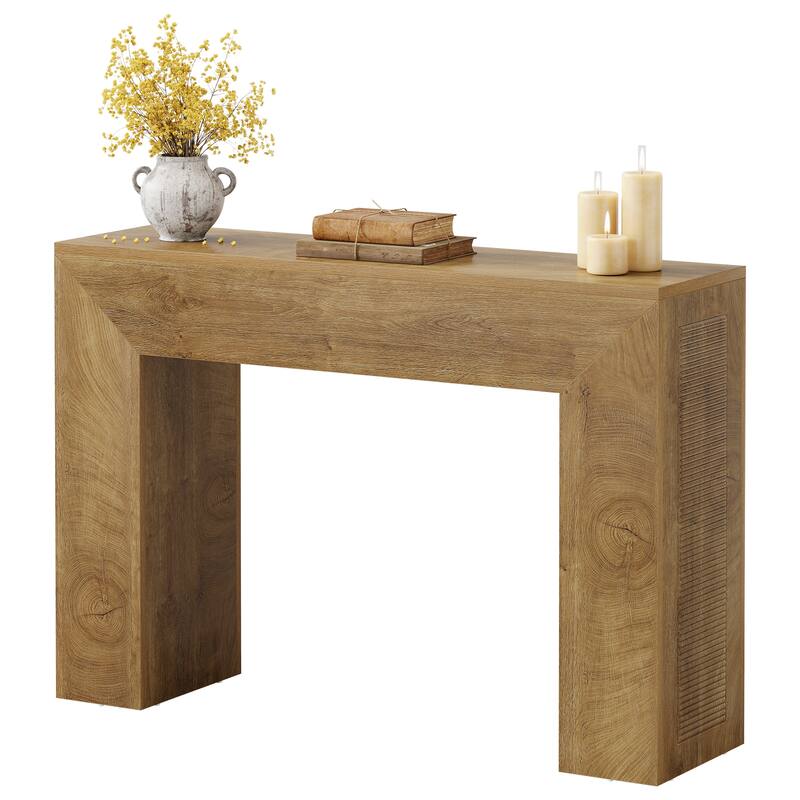 Wood Entryway Console Table, Sofa Table Behind Couch, Living Room Hallway Entrance Foyer