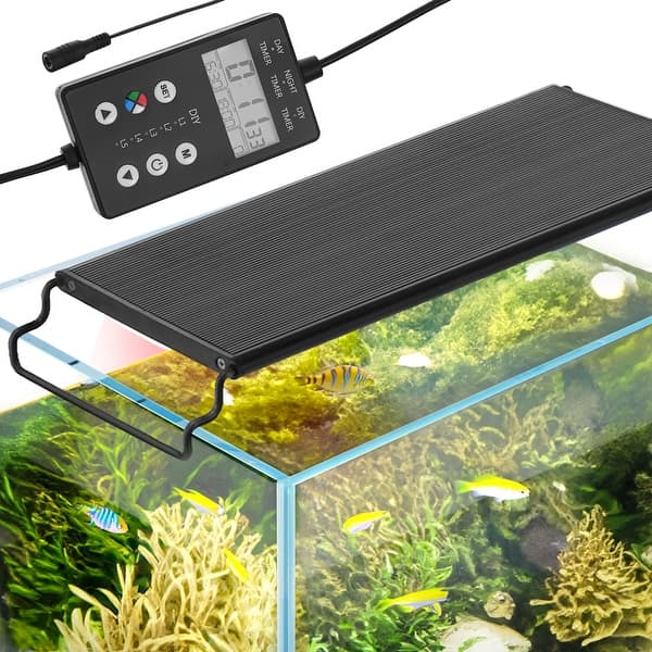 black light fish tank accessories Aqueon 55 Gallon LED Aquarium Kit The slices are much easier than glass so that the site of the aquarium can be easily changed at any time Floating Aquarium Halloween Hoop -