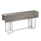 preview thumbnail 4 of 7, SEI Furniture Driness Grey Drop Leaf Table