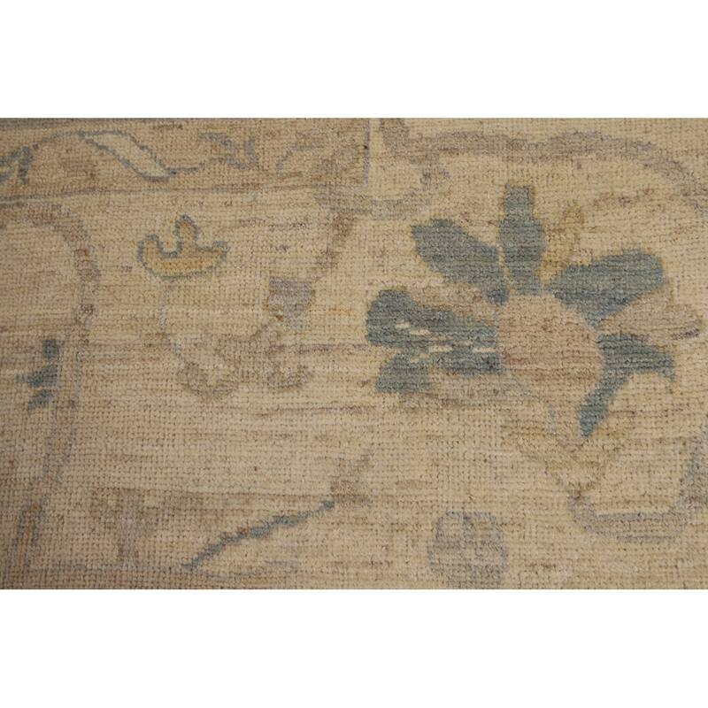 Oushak Turkish Area Rug Hand-Knotted Oriental Wool Carpet - 9'2"x 12'0"