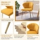 preview thumbnail 2 of 88, Barbara Contemporary Upholstered Side Chair with Small Base Set of 2 by HULALA HOME