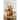 Brown Teak Wood Curved Tree Shaped 6 Bottle Wine Rack