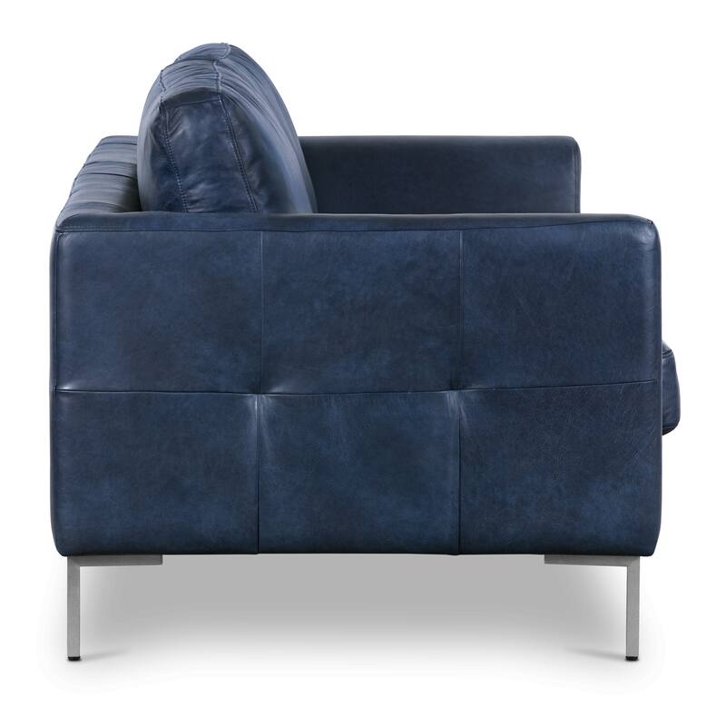 Poly & Bark Calle 90" Sofa - Full Grain Genuine Italian Leather