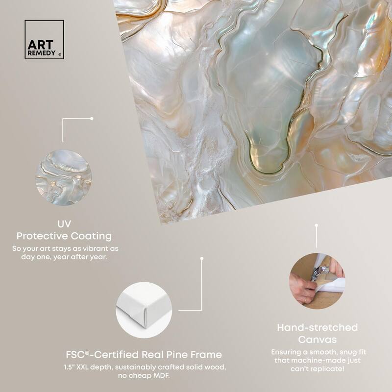 Fluid Preciousness IV Canvas by Art Remedy, Gallery Wrapped