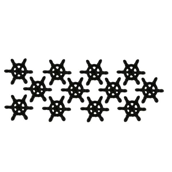 Shop Black Rust Cast Iron Nautical Ship Wheel Drawer Pulls Or