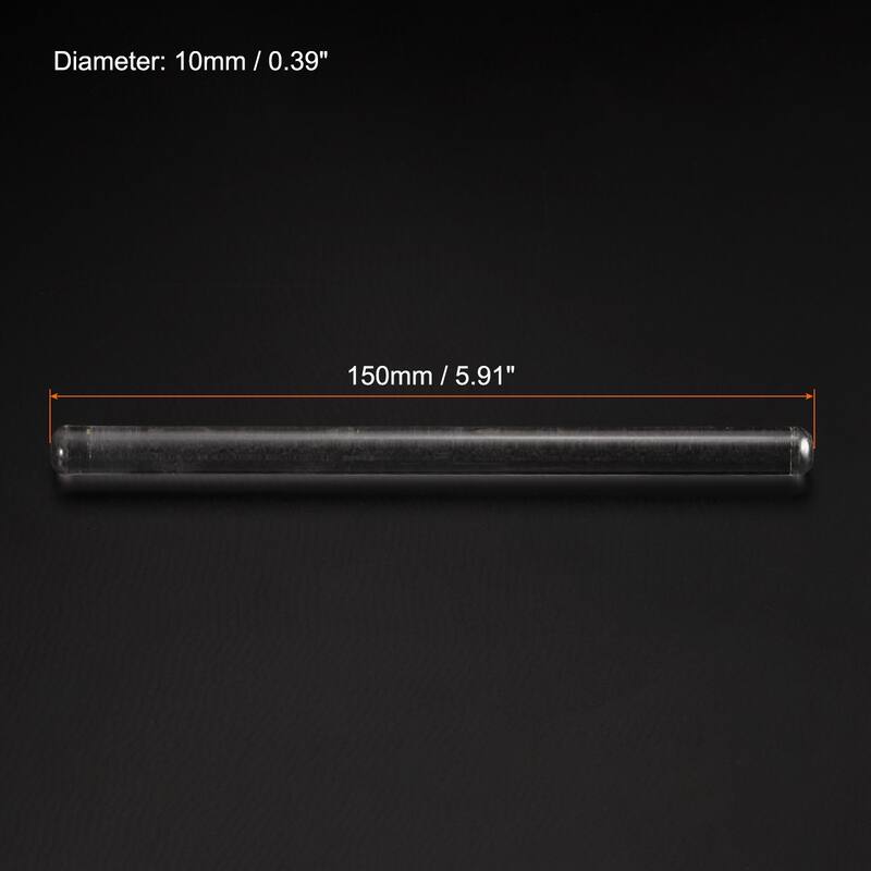 3.3 Borosilicate Glass Stick 10mm Dia Stir Rod Mixing Tools 6Pcs - 5.91"