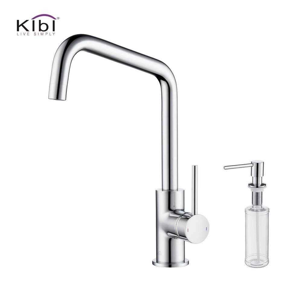 Single-Hole 1-Handle Kitchen Bar/Prep Sink Faucet