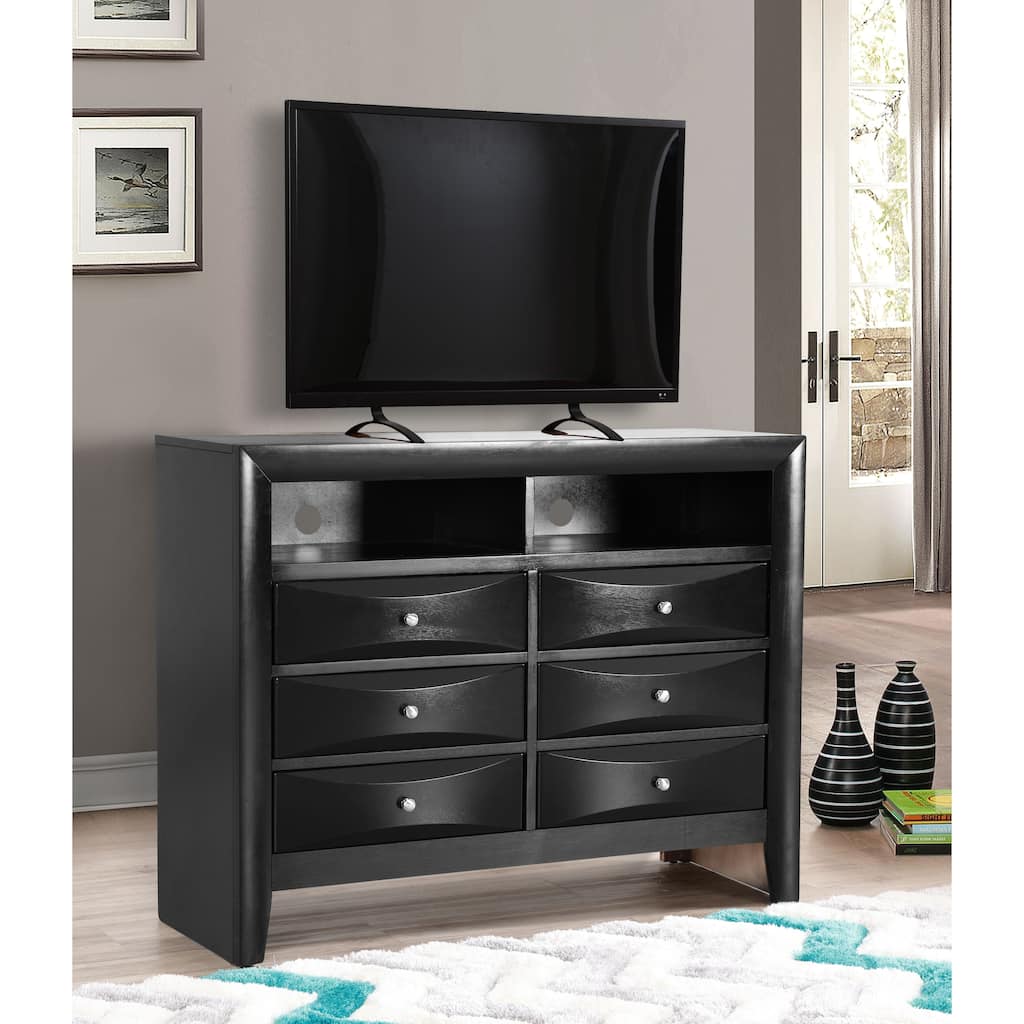 Marilla Wood Media Chest