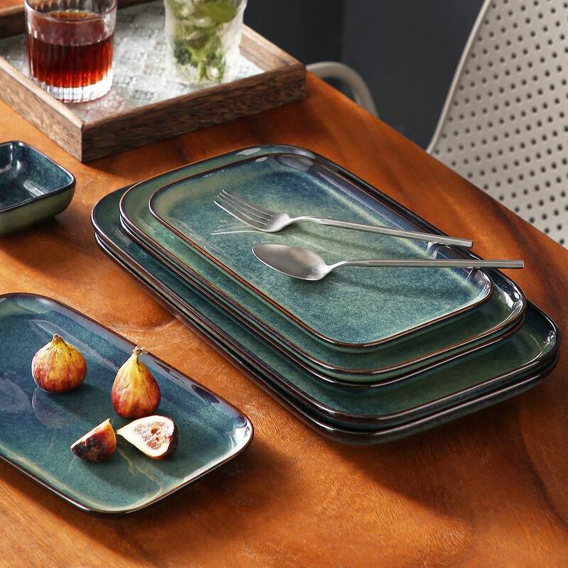vancasso Stern Series Reactive Glaze Stoneware Plates Set