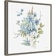 preview thumbnail 2 of 4, Bohemian Blue 04A (Floral Bouquet) by Lisa Audit Framed Canvas Art