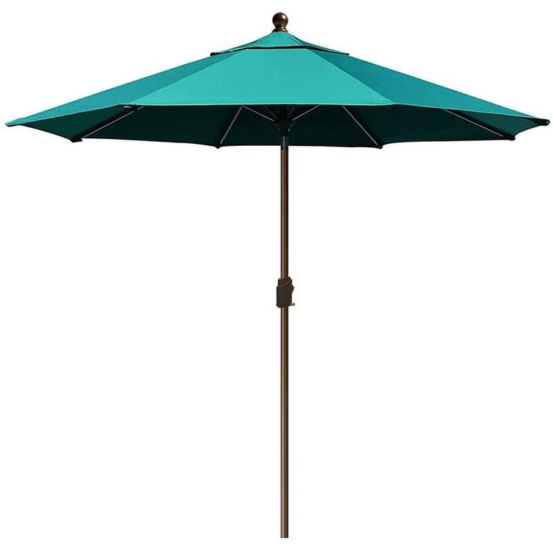 Tradesparker Multicolor Sunbrella 9ft/10x6.5ft Patio Market Outdoor Table Umbrella