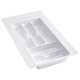 preview thumbnail 1 of 16, Rev-A-Shelf CT Series 11-1/2 Inch Trimmable Polymer Cutlery Tray White