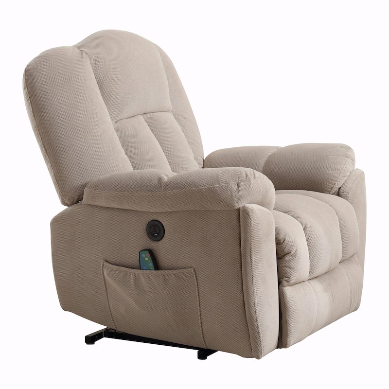 Power Lift Recliner Chair with Heat, Massage, USB Port