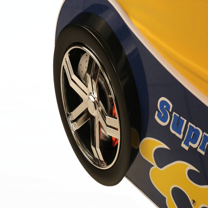 Supreme Energy Racing Car Bed,Blue