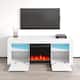 Copper Grove Qorasuv 58-inch Electric Fireplace TV Console