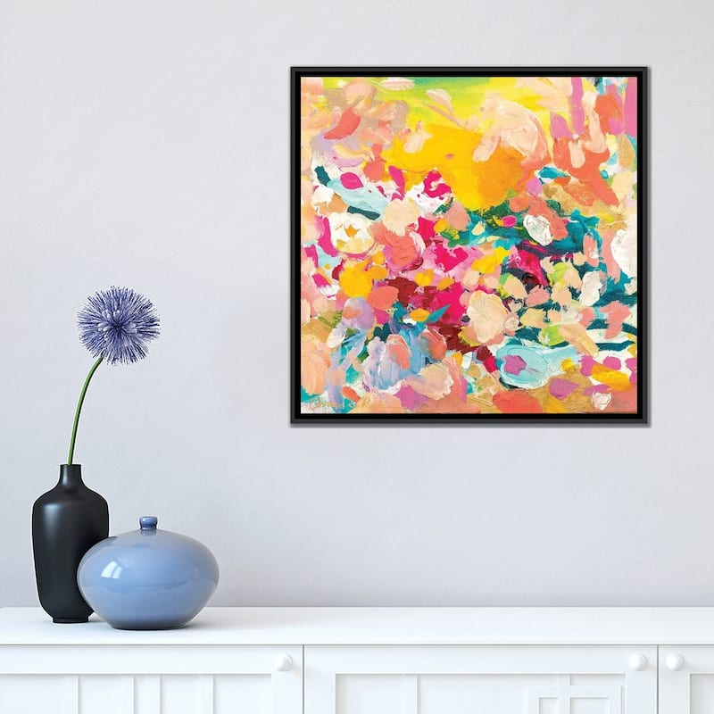 iCanvas "Hopeless Romantic" by Amira Rahim Framed Canvas Print