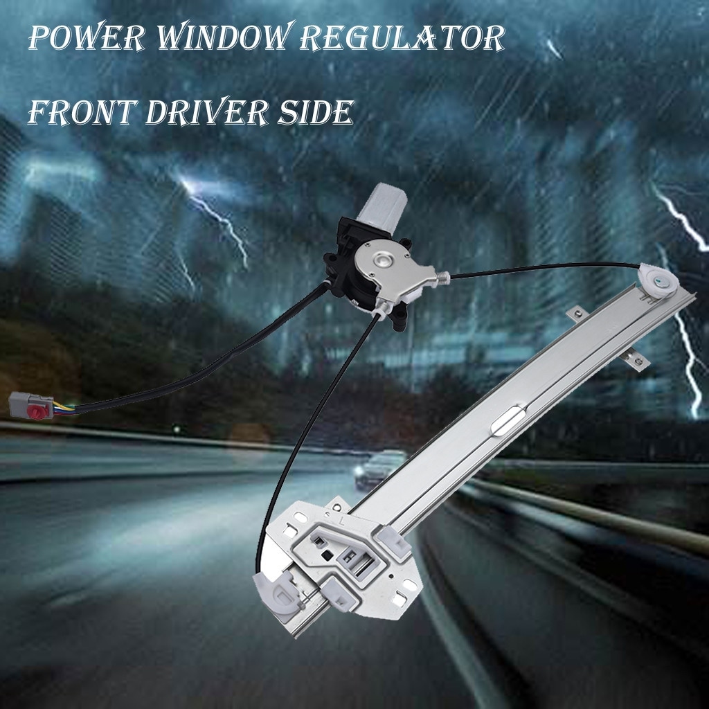 Front Driver Side Power Window Regulator W/Motor F...