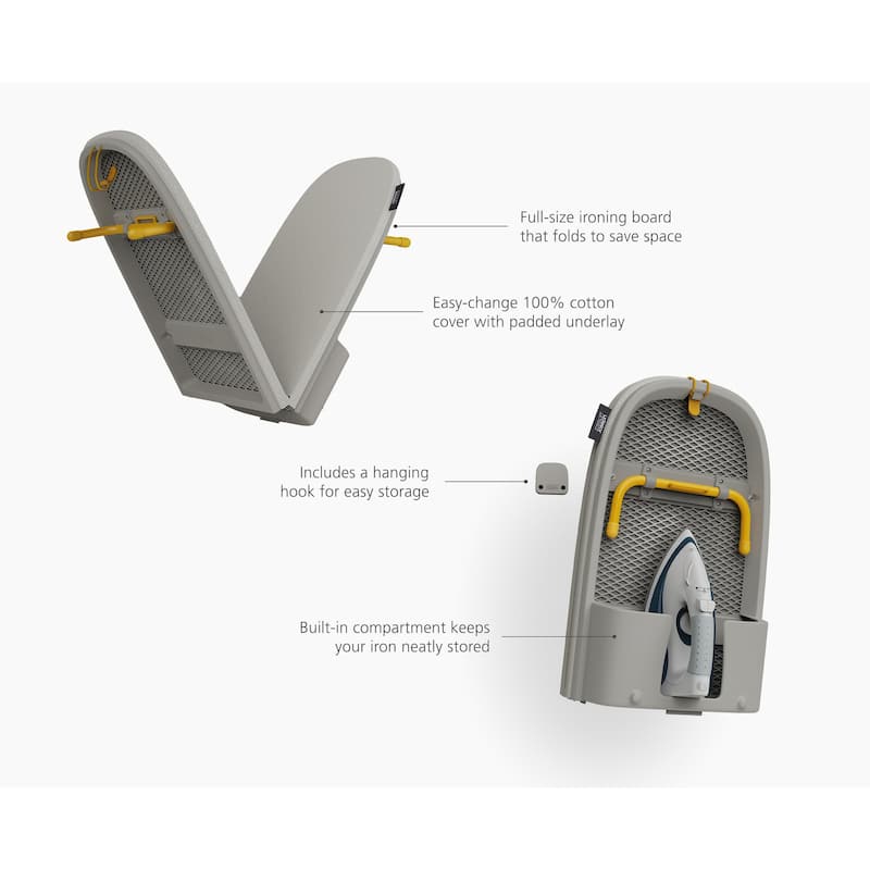 Pocket Max Folding Table-top Ironing Board
