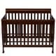 preview thumbnail 3 of 7, Costway Coffee Pine Wood Baby Toddler Bed Convertible Crib Nursery - 53.5''(L) X 32''-34''(W) X 41''(H)