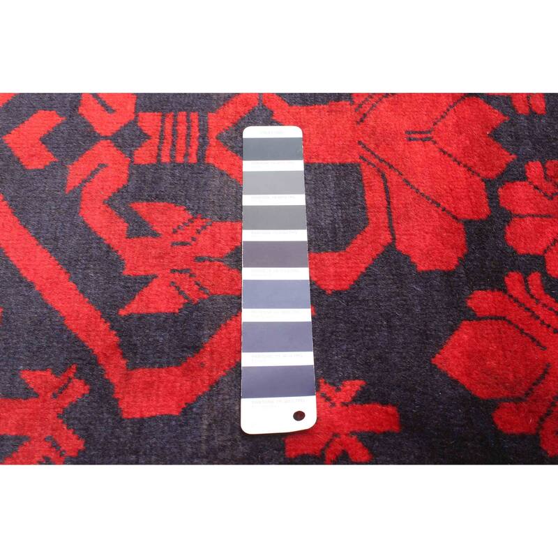 ECARPETGALLERY Hand-knotted Teimani Dark Navy Wool Rug - 2'8 x 4'6