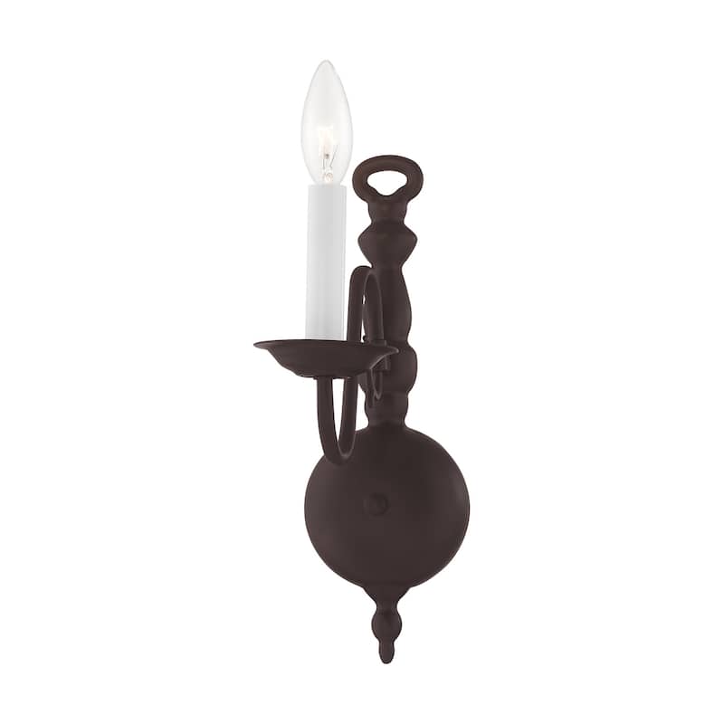Livex Lighting Williamsburg Single Light 14" Tall Wall Sconce