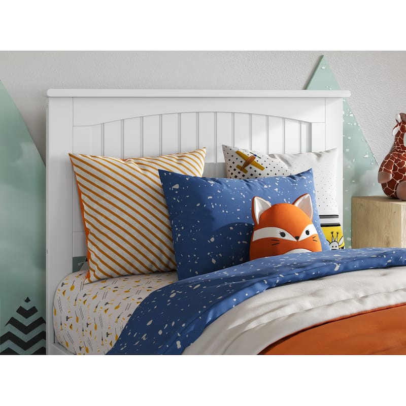 Naples Solid Wood Low Profile Platform Bed with Matching Footboard