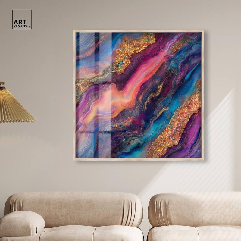 Glittering Spectrum III Shadowbox by Art Remedy